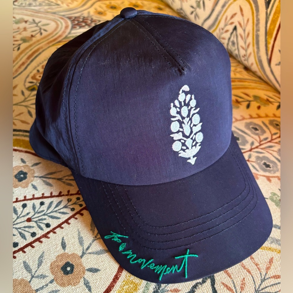 Free People Movement Go Big Nylon Logo Baseball Hat